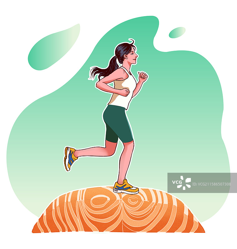 健康与美食之三文鱼图片素材