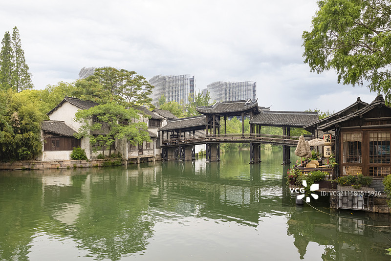 江南水乡乌镇风光图片素材