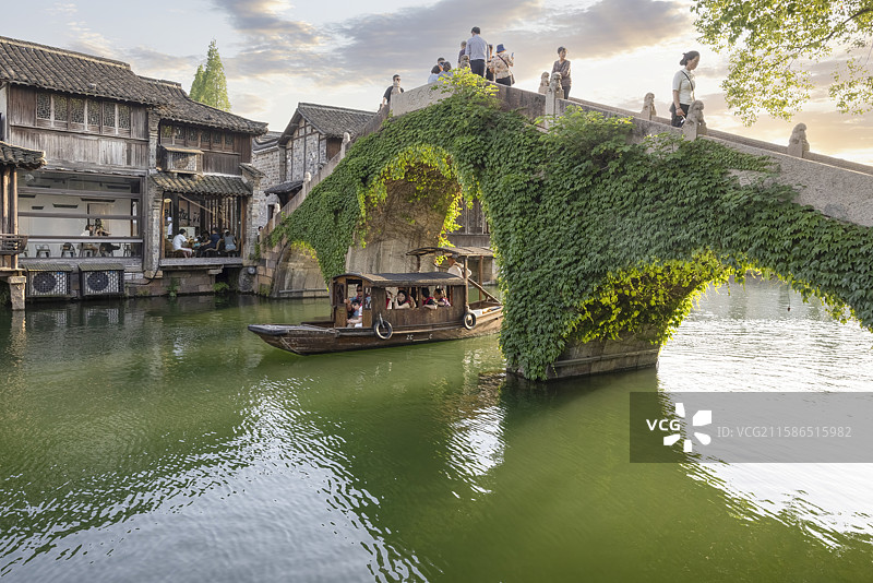 江南水乡乌镇风光图片素材