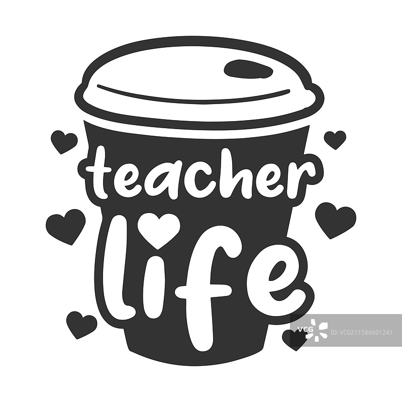 教师咖啡剪贴画设计图片素材