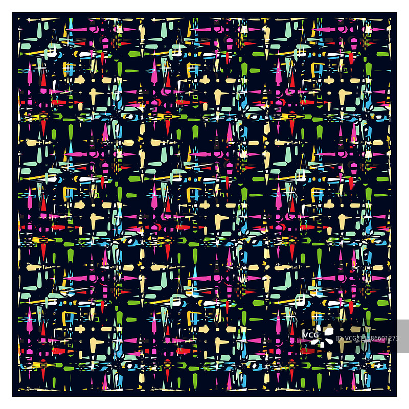 充满活力的火花光形几何印刷设计图片素材