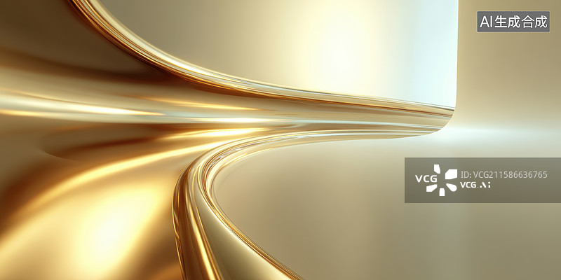 【AI数字艺术】金色梦幻数字背景图片素材