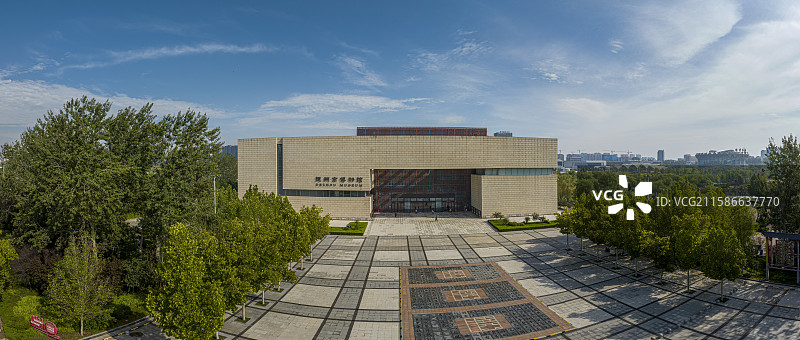 山东省德州市德城区德州市博物馆航拍图片素材