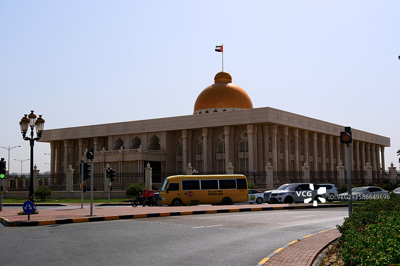 阿联酋沙迦城市风光图片素材