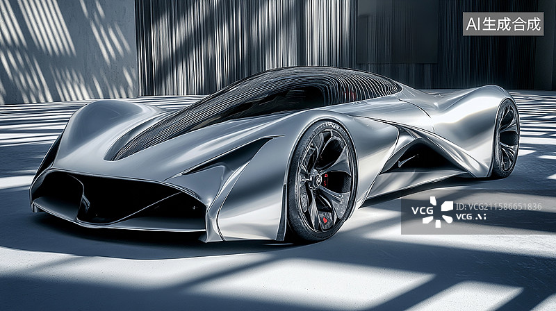 【AI数字艺术】未来感炫酷十足的汽车背景图片素材