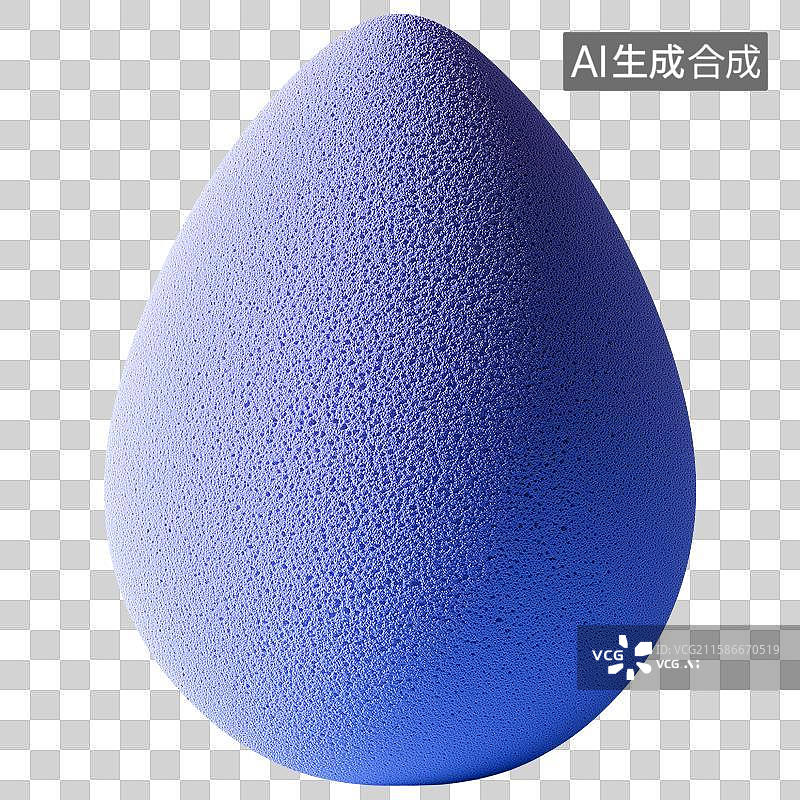【AI数字艺术】3D风格美妆主题之美妆蛋元素图片素材