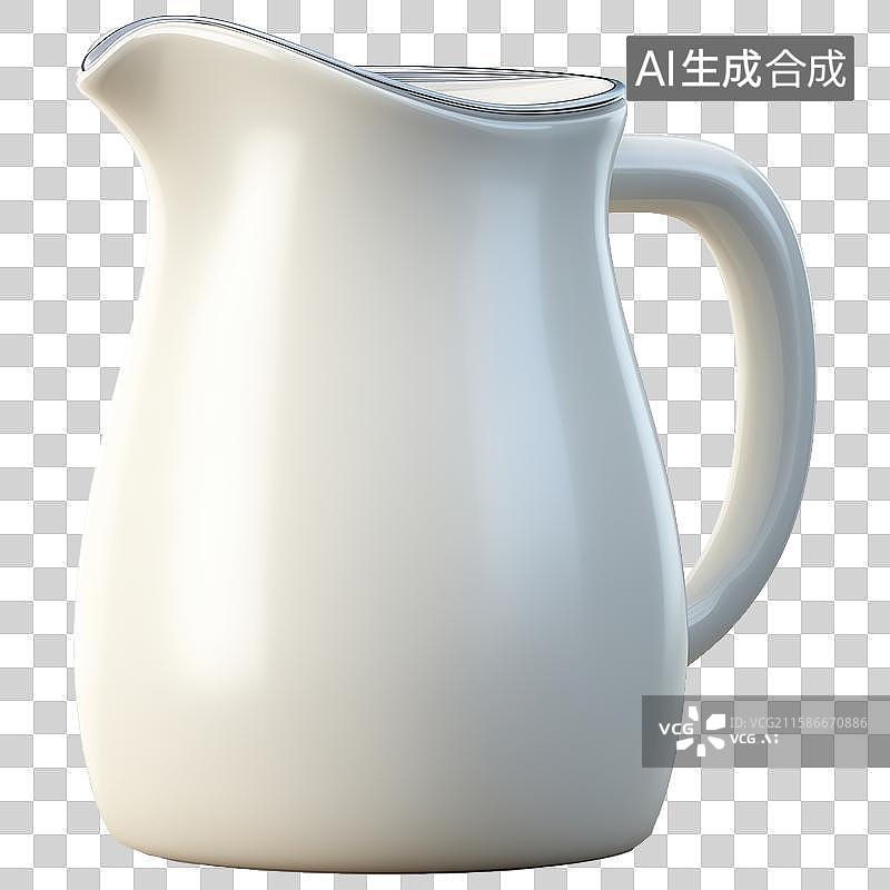 【AI数字艺术】3D风格厨房主题之水壶元素图片素材