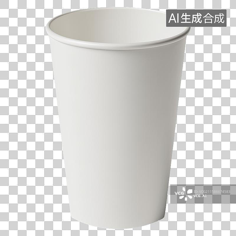 【AI数字艺术】3D风格一次性纸杯元素图片素材