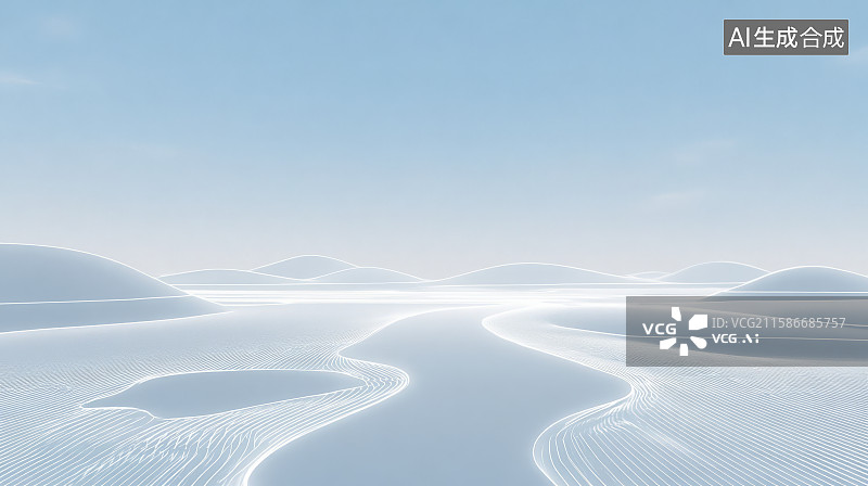 【AI数字艺术】汽车背景图抽象的山区公路图片素材