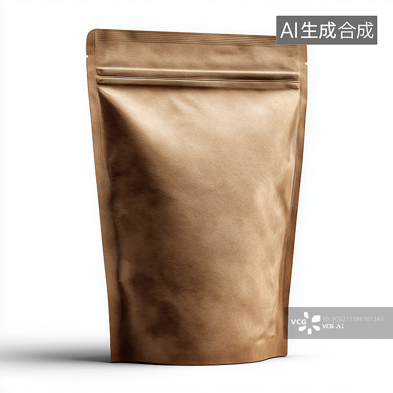 【AI数字艺术】牛皮纸包装袋图片素材