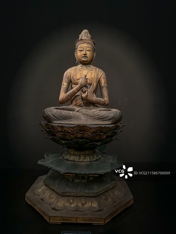 平安时代 11-12世纪 大日如来坐像 东京国立博物馆图片素材