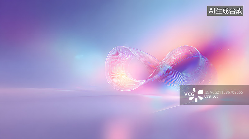 【AI数字艺术】梦幻数字科技背景图片素材