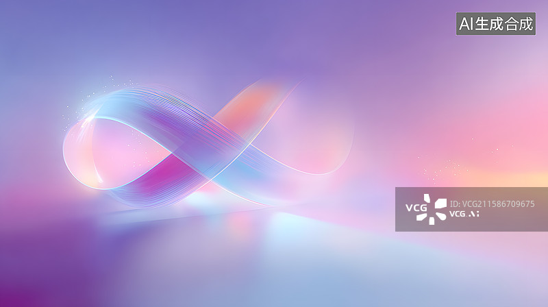 【AI数字艺术】梦幻数字科技背景图片素材