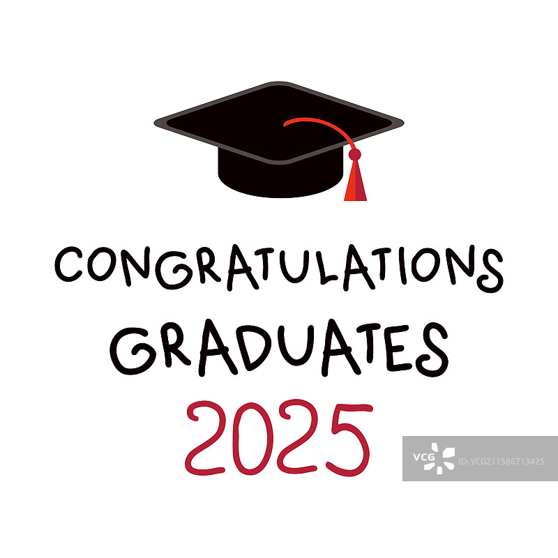 祝贺2025届毕业生图片素材