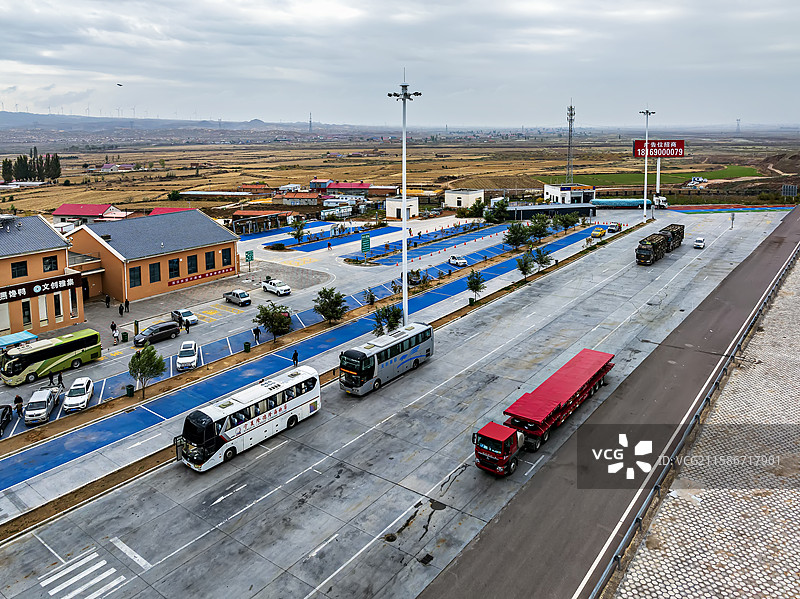 宁夏吴忠市红寺堡区天湖服务区图片素材