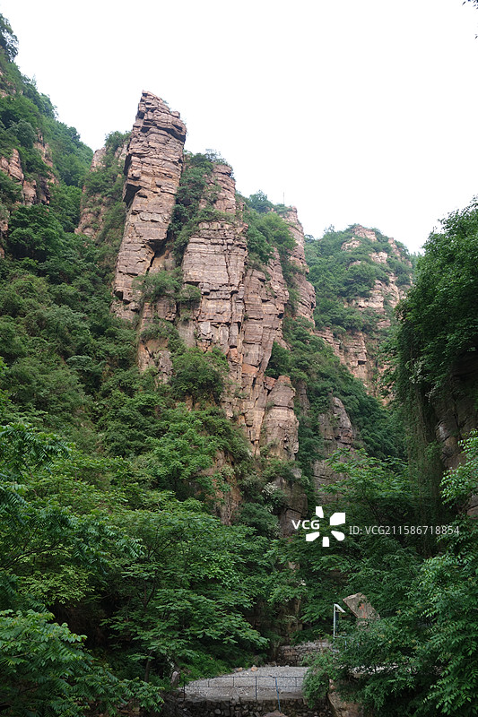 河南省辉县市南太行山万仙山：神龙峡图片素材