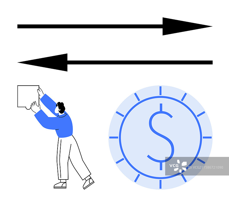 双向贸易交流的表现图片素材