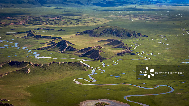 巴音布鲁克九曲十八湾图片素材