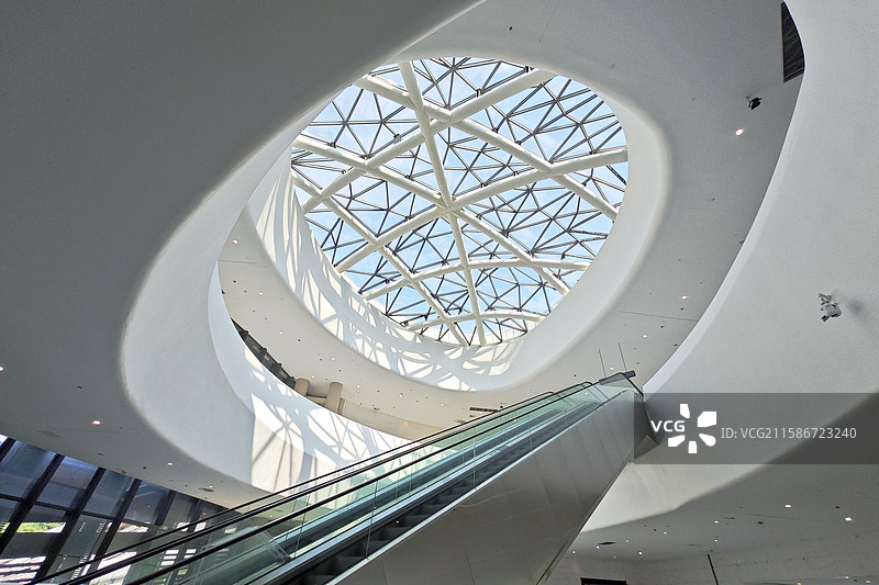 江苏江宁汤山方山国家地质公园博物馆暨南京直立人化石博物馆图片素材