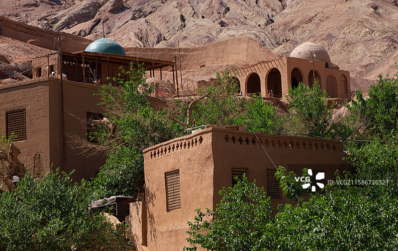 吐峪沟麻扎村图片素材