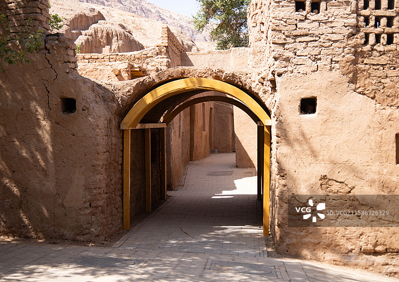 吐峪沟麻扎村图片素材