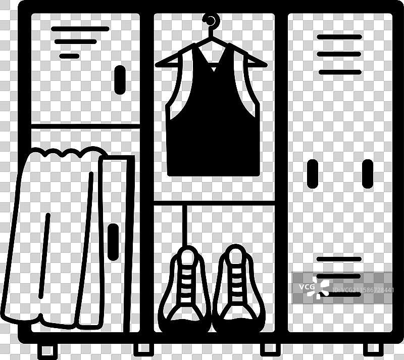 篮球运动员更衣室涂鸦图片素材