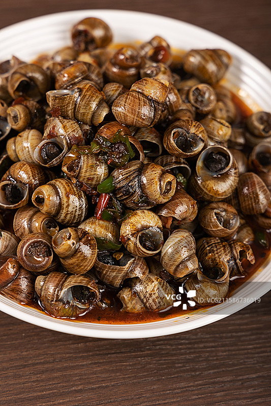 美味香辣田螺图片素材