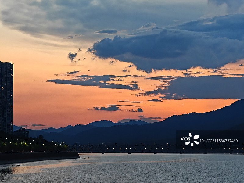 滨江钱塘江图片素材