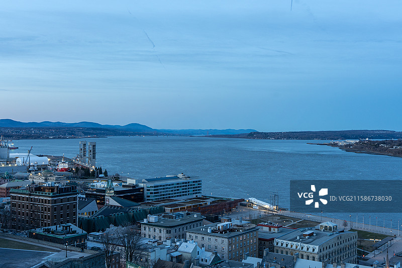 加拿大魁北克城-芳堤娜城堡/鬼怪取景地图片素材