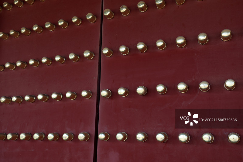 河北易县清西陵慕陵隆恩殿宫门图片素材