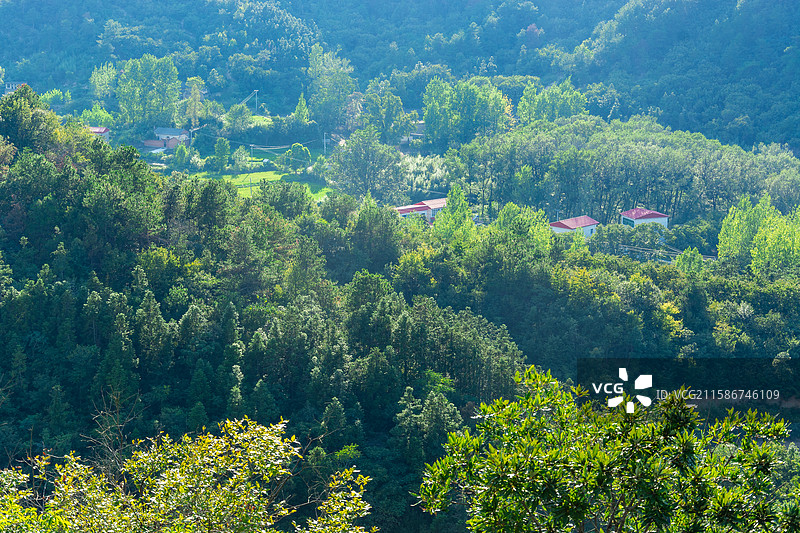 山里人家图片素材