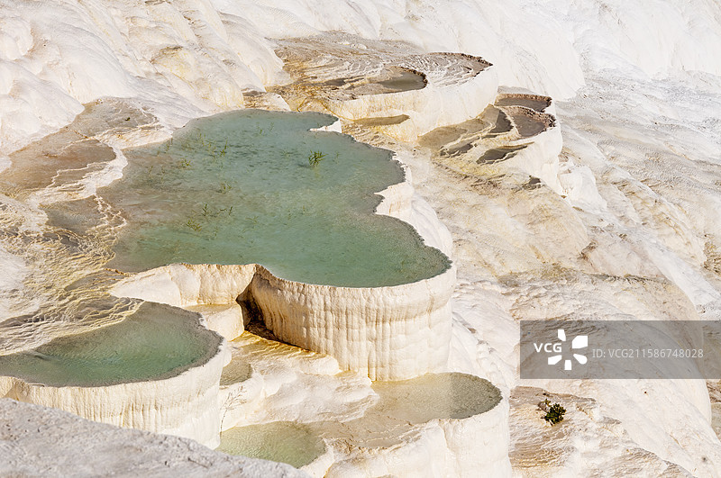 土耳其棉花堡图片素材