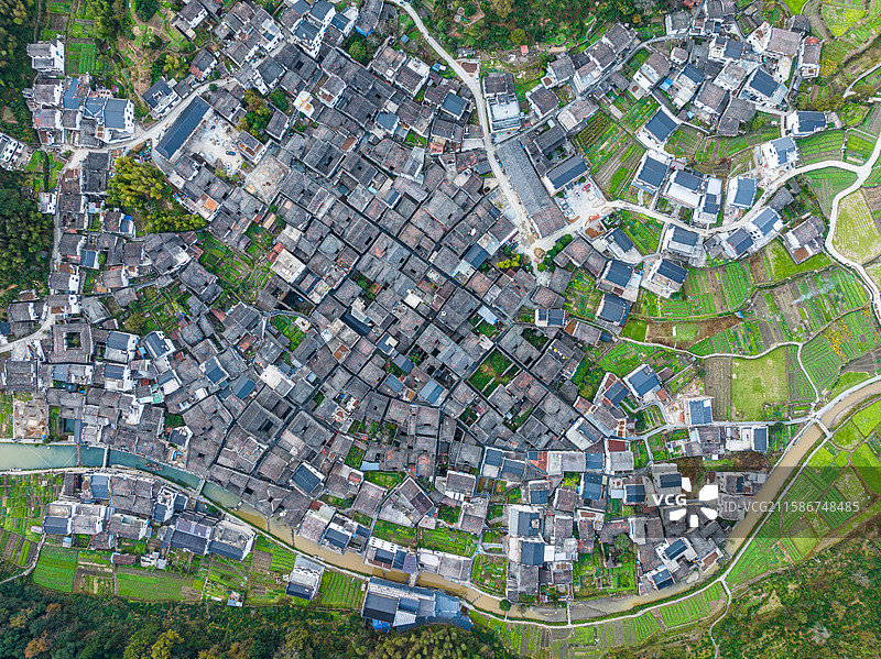 婺源理坑村图片素材