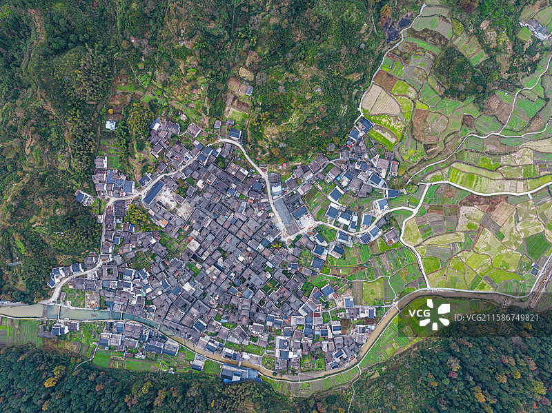 婺源理坑村图片素材