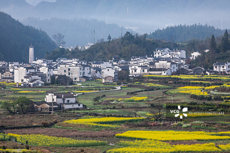 婺源理坑村图片素材