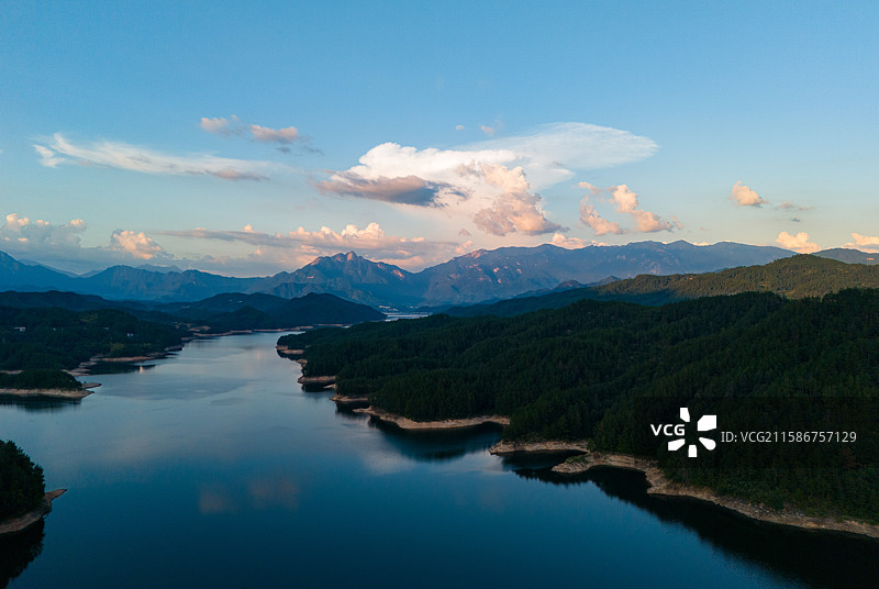 罗田天堂寨天堂湖风光图片素材