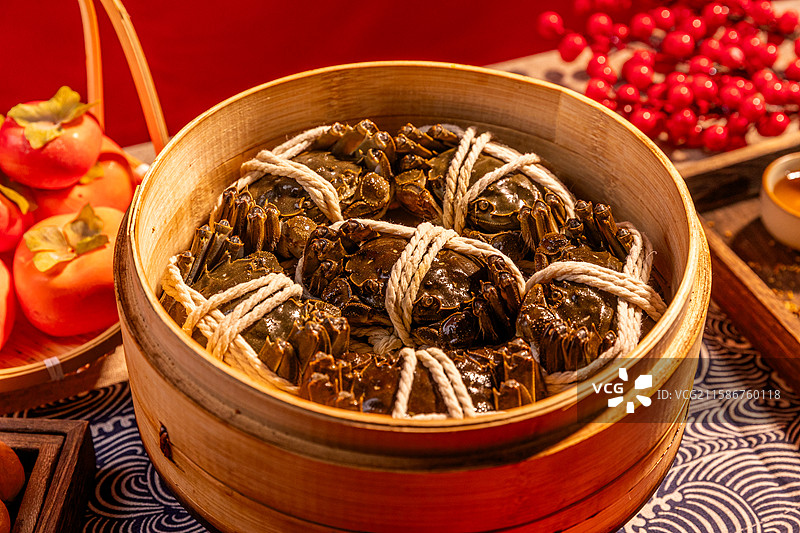大闸蟹 螃蟹 中秋 实拍图片素材