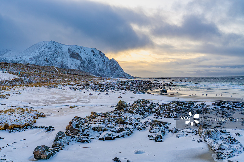 挪威峡湾-特罗姆瑟/安德内斯/senja图片素材