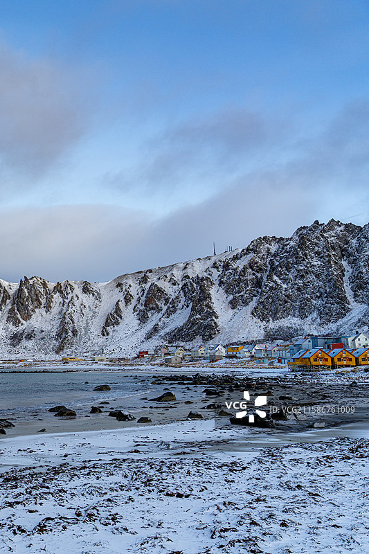挪威峡湾-特罗姆瑟/安德内斯/senja图片素材