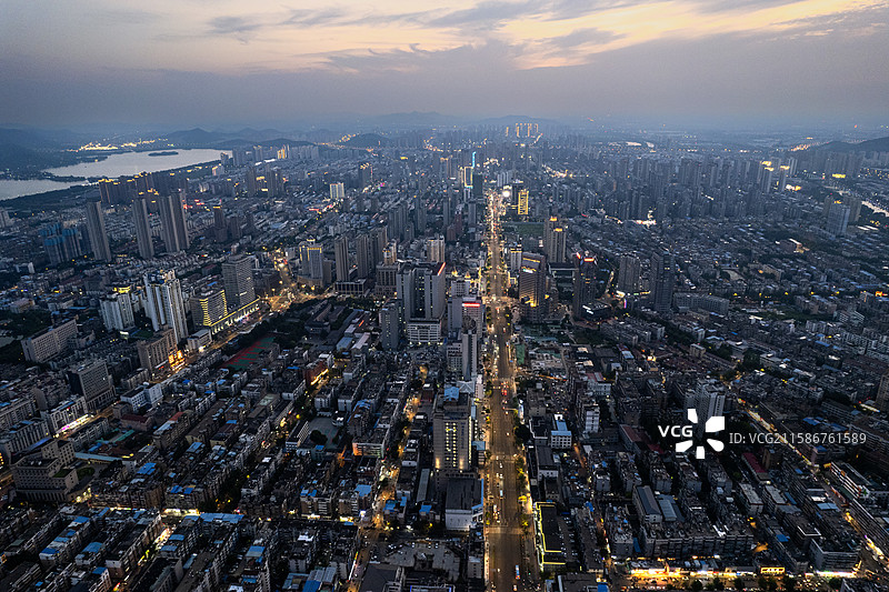 徐州城市航拍图片素材