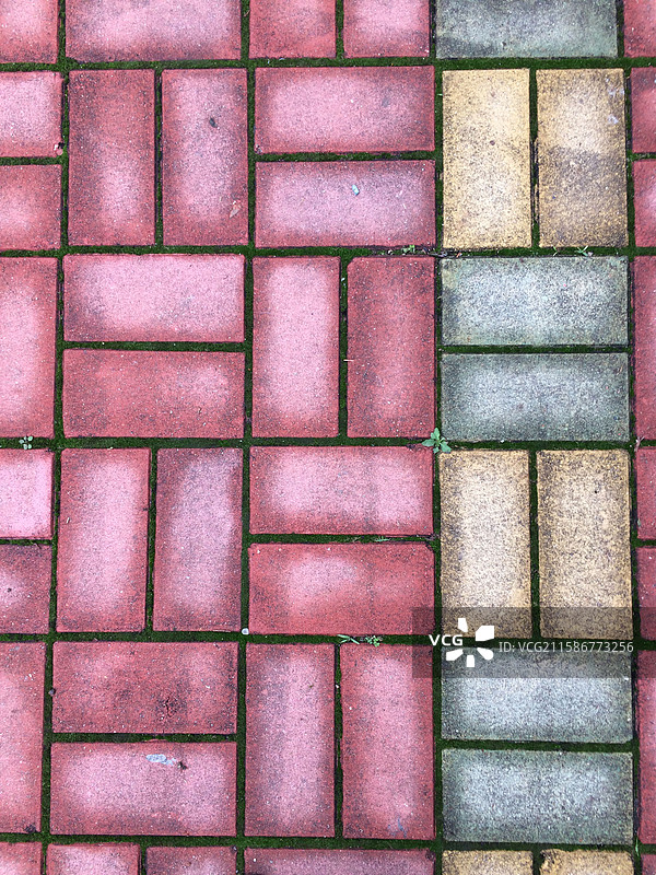 整齐排列的干净地砖图片素材