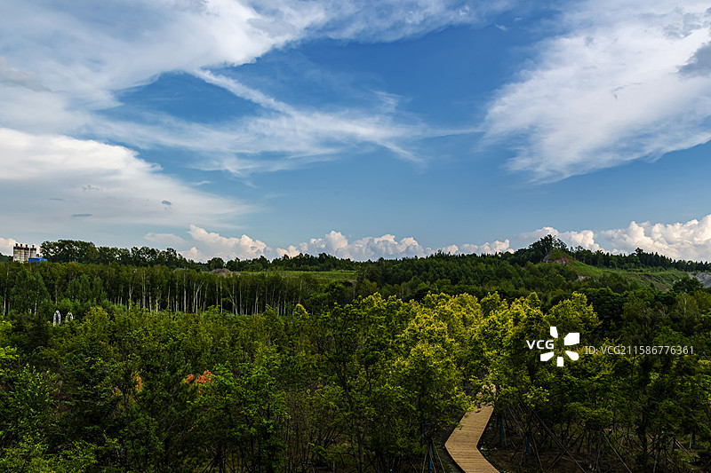 吉林省白山市抚松县吉视铂尔曼酒店：层林尽染图片素材