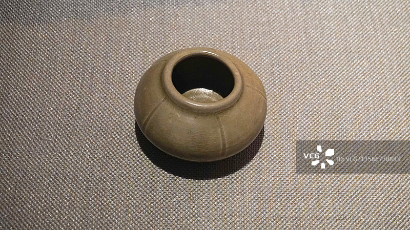 宋青釉瓜式水丞，福建博物院藏图片素材