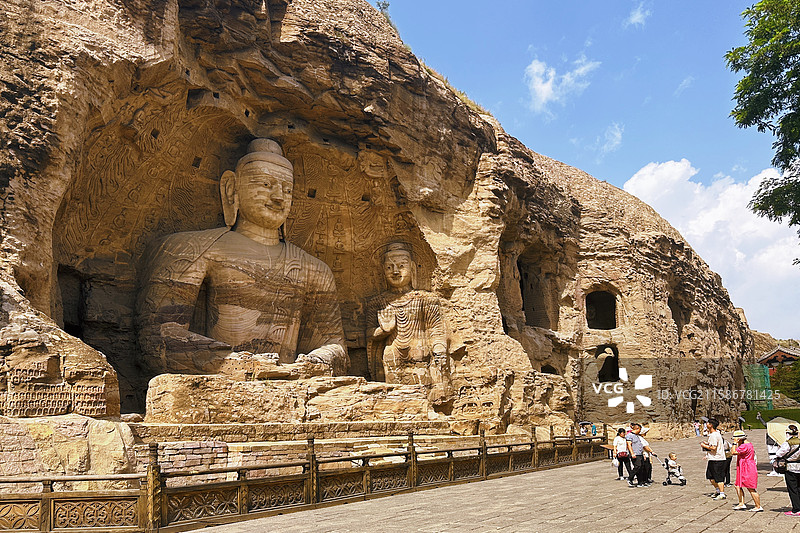 云冈石窟图片素材