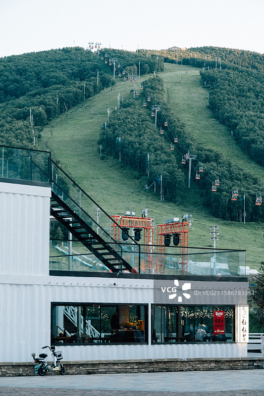 崇礼太舞小镇风光图片素材