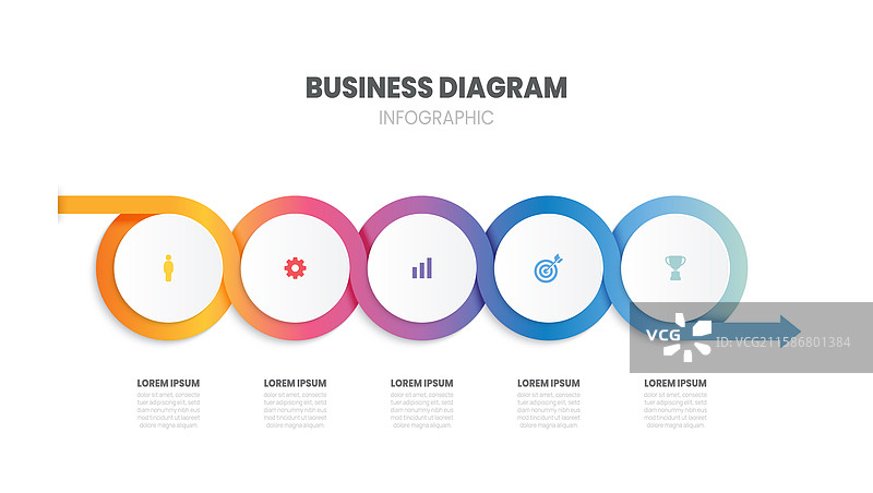 信息图表纸标签时间线模板图片素材