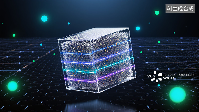 【AI数字艺术】纳米科技特种新材料图片素材