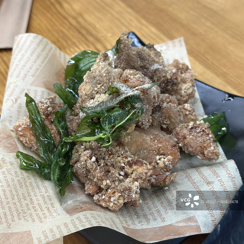 台湾美食 盐酥鸡图片素材