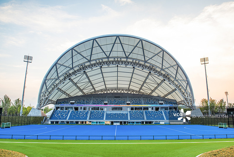 杭州 拱墅区体育场馆 亚运场馆 拱墅运河体育公园 大运河亚运公园 曲棍球场 标志性建筑 园林风景图片素材