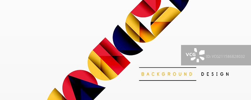 交错的抽象几何图案图片素材